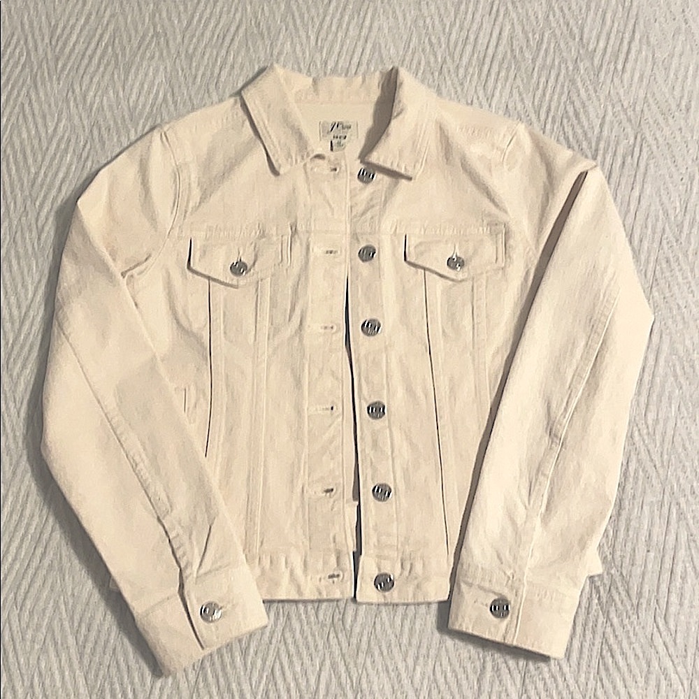 J. Crew denim jacket with pockets